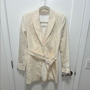Jonathan Simkhai Ivory Women's Blazer Coat